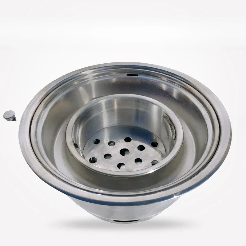 

Round stainless steel carbon oven