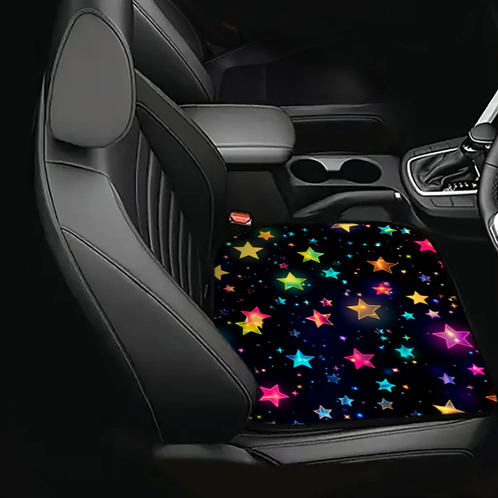 1Pc Mounted Star Printed Car Front and Rear Seat Cushion Comfortable Anti Slip Seat Protector Car Interior Accessories