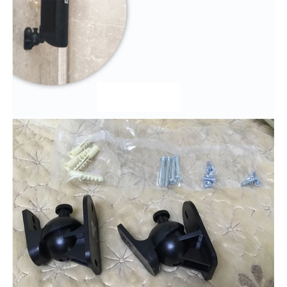

Speaker Wall Mount Appealing Bracket Holder Speakers Black Stand Surround Sound