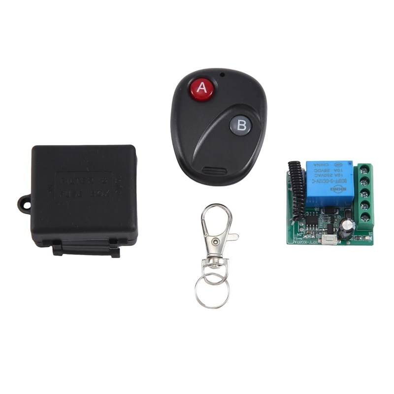 

DC12V 27A 433MHZ 50M Remote Control Switch Electronic Lock Motor Single Wireless Remote Control Intelligent Controller