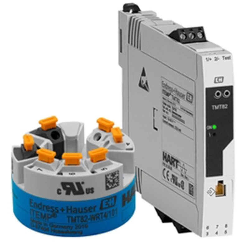 

E+H ITEMP TMT82 Temperature Transmitter HART Field DIN Rail Device Two Universal Sensor Inputs for Hazardous Areas SIL 2