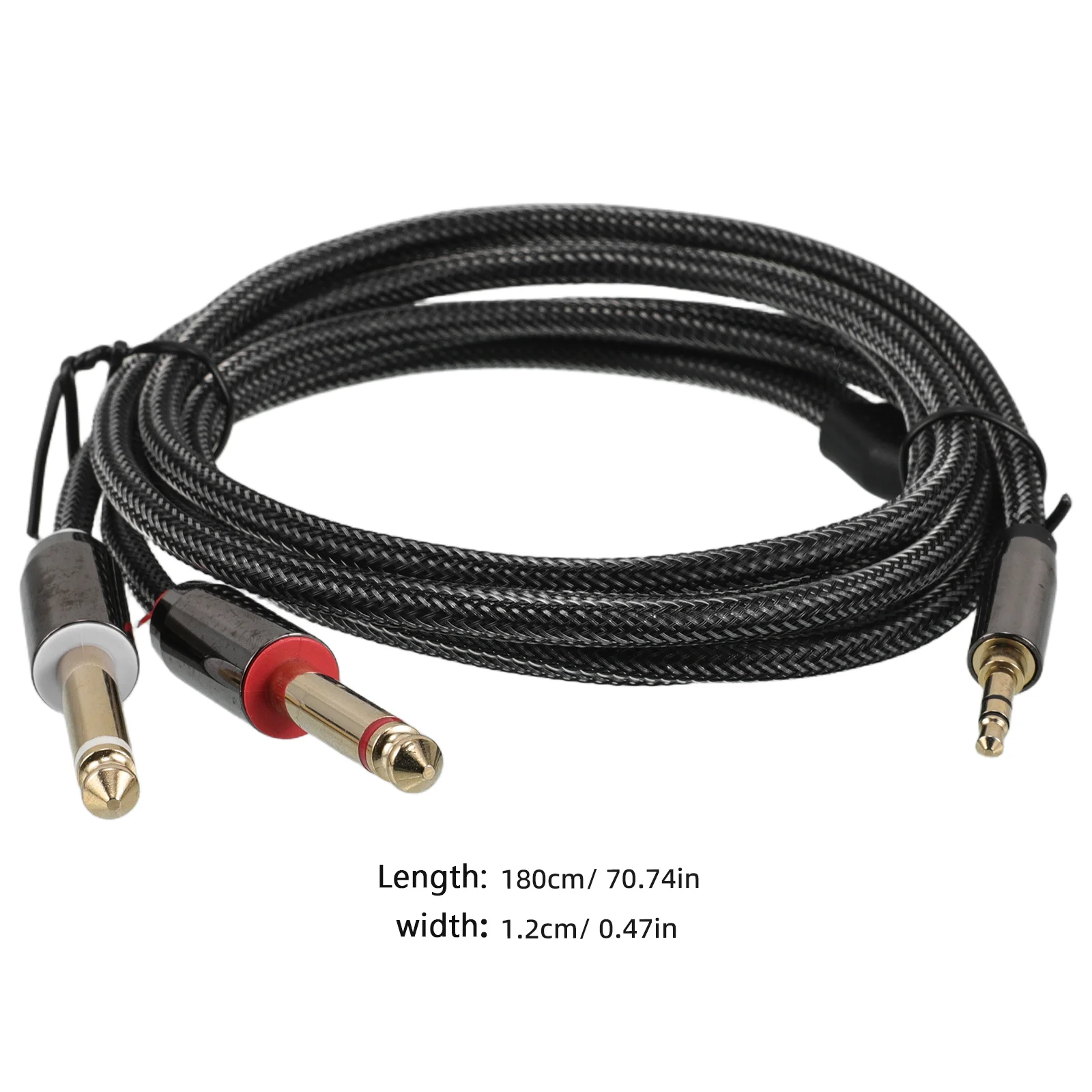 8 متر المزدوج 6.5 مللي متر كابل الصوت دائم نقل الصوت لميكروفون الغيتار أداة المرحلة معدات التسجيل المتكلم #2