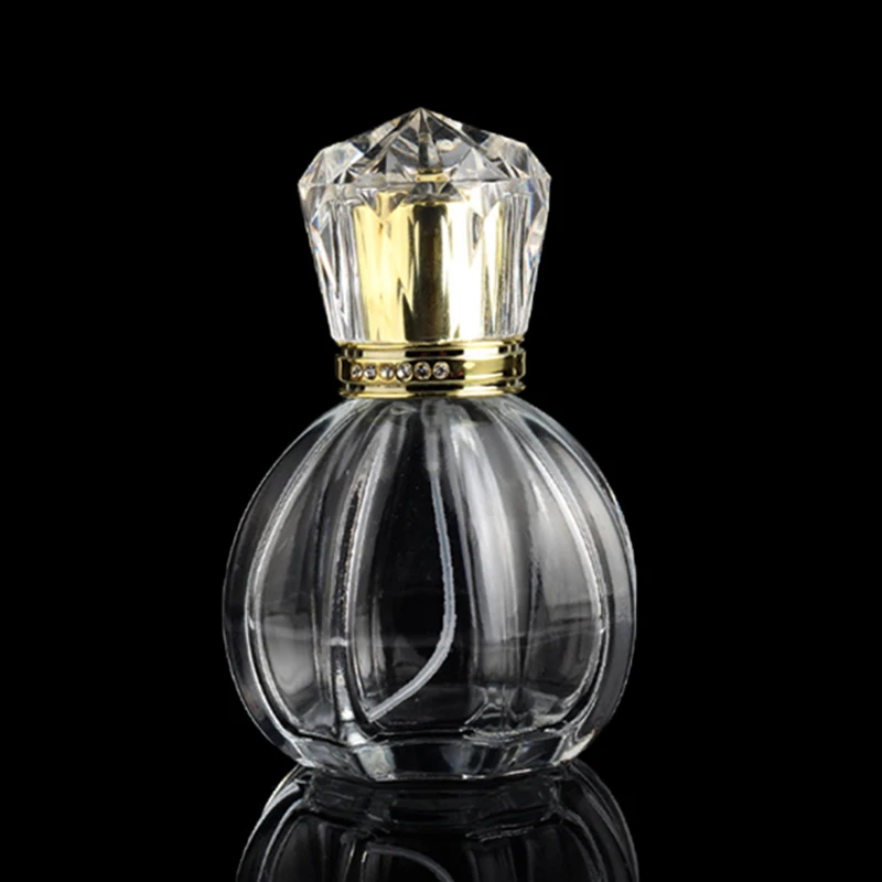 Bouteille de sexuellement en Verre Transparent de 50ml, Flcopropriété Pulvérisateur Portable pour Tous les Jours, ÉchdébordCosmétique, Conteneur AfricBottle