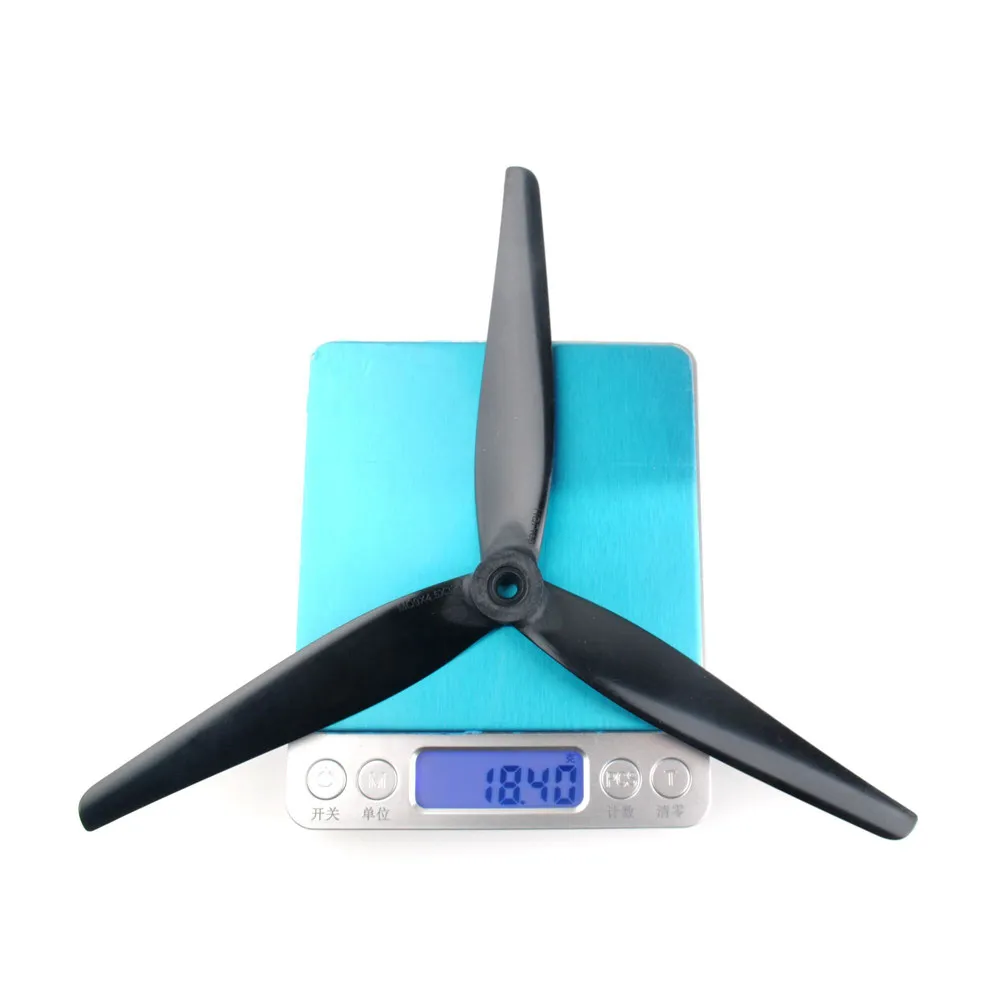 HQ MacroQuad 9x4.5x3 9 Zoll 3-Blatt-Propeller aus Glasfaser-Nylon 18,4g 5mm Schaft für X8 Cinelifter Heavy Lift FPV Drohne CW CCW – Detail 4