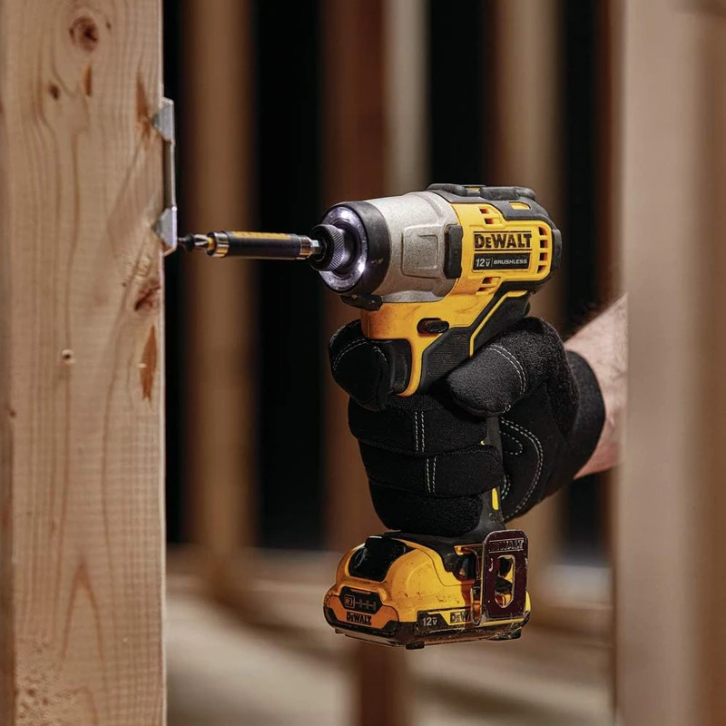 Imagem -04 - Dewalt-xtreme Impacto Screwdriver Grupo Broca Compacta Combinação Driver xr sem Escova Dcf801 12v 2.0ah 160nm 4