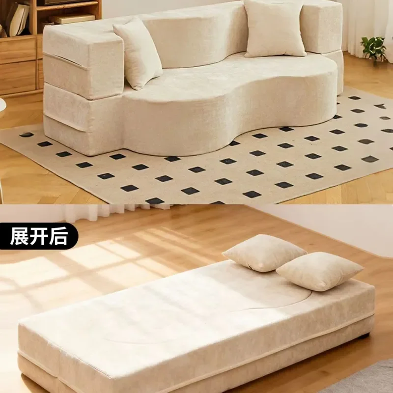 for Household Vacuum Compression Roll Bag for Special-shaped Sofa Modern Simple Living Room Foldable High Rebound Sofa