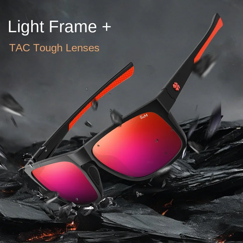

S&M Polarized Hiking HD Sunglasses Men Lightweight Frame Anti Glare Driving Fishing Golf Outdoors Sports Glasses Running Women