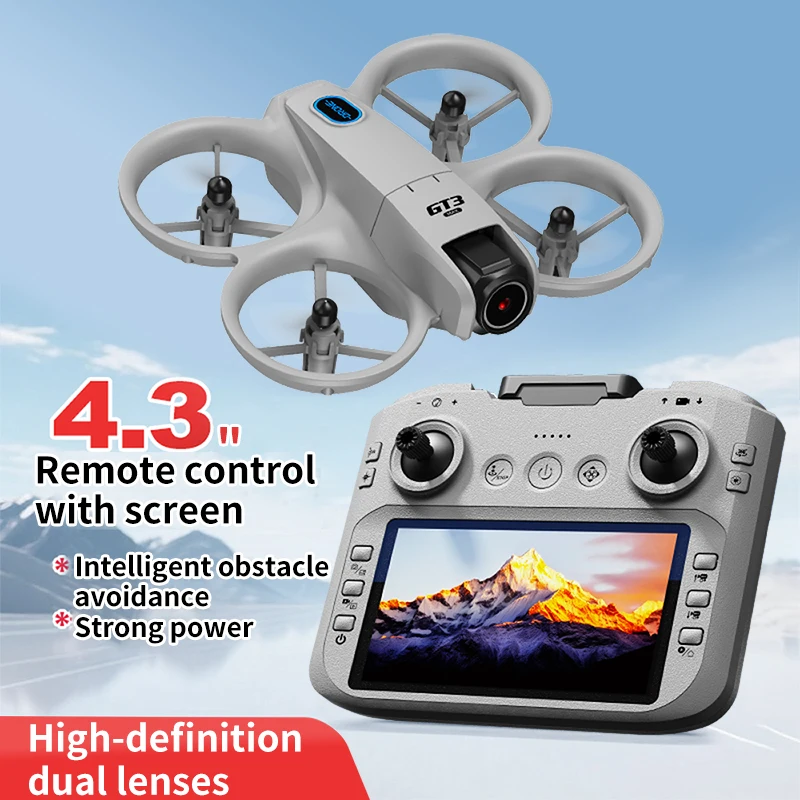 Xiaomi GT3 Drone 8K 5G Remote Control With Screen Display Optical Flow Positioning Electric Lens Aerial Photography Aircraft Toy