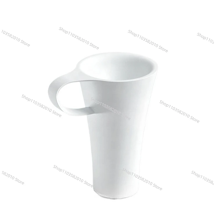 Cast resin stone composite freestanding washbasin