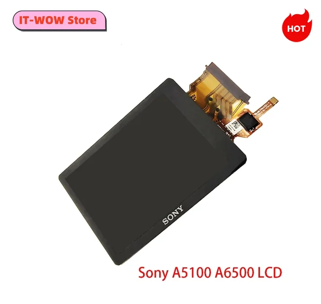 New and Original LCD Screen Display Monitor suit For Sony A5100 A6500 LCD with touch ILCE-5100 screen Camera repair part