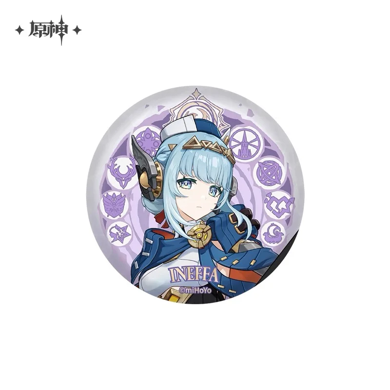 Pre Sale miHoYo Official Genuine Genshin Impact Nod-Krai Theme Series Badge Ineffa Cosplay Anime Game Surrounding Secondary Gift