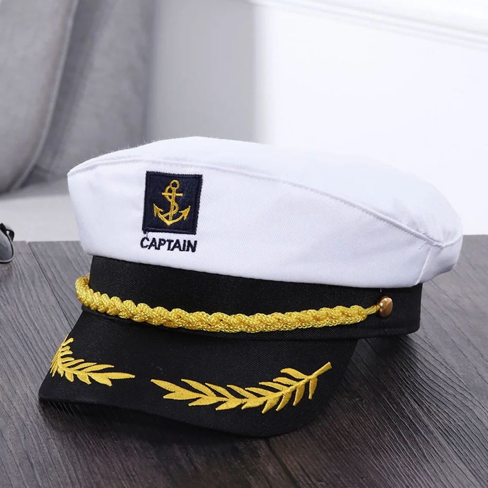 20 Pcs Embroidered Captain Hat Hats for Cosplay Decoration Women's & Caps Decorate Aldult