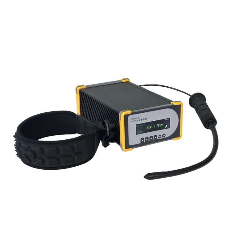 HVHIPOT Portable 0.1ppm NDIR SF6 Gas Leakage Detector SF6 Gas Analyzer GDWG-IV