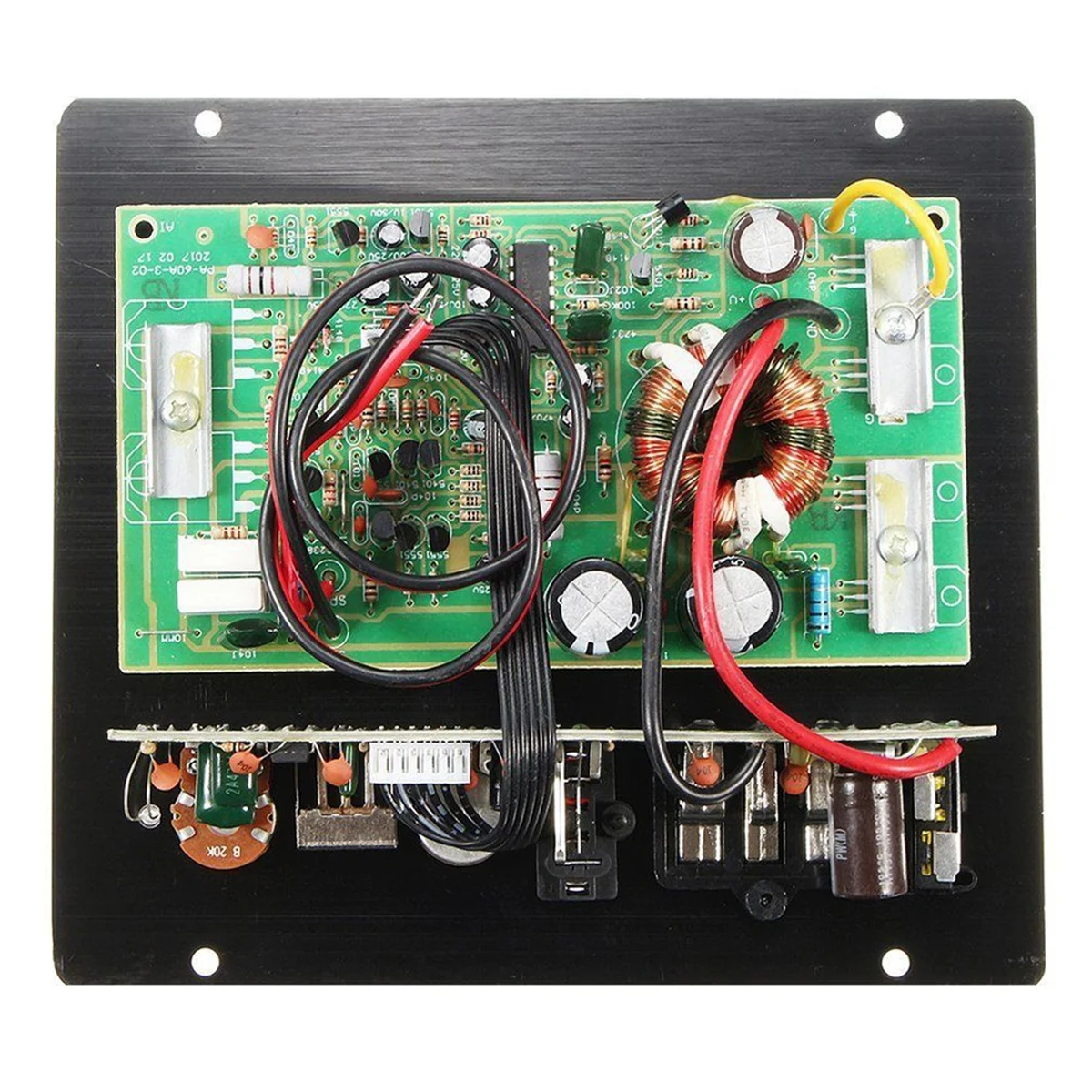 PA-60A 600W 12V Power Amplifier Board for Home Car Audio Amplifier S Powerful Bass Subwoofers Amp for Mono Car Modi