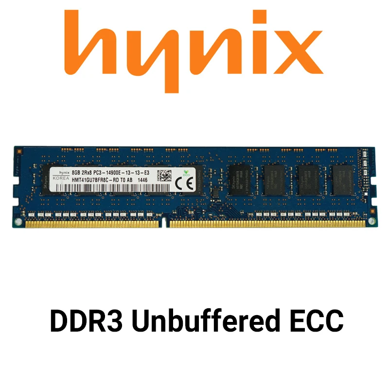 Hynix 8 ГБ 4 ГБ без буфера ECC DDR3 PC3 10600E 12800E 14900E 1600 МГц 1333 МГц 1866 МГц Серверная настольная память UDIMM RAM