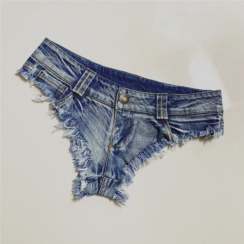 Cowboy Tight Fitting Slimming Women's Pants Low Waist Super Shorts European and American Sexy Hot Pants Trend