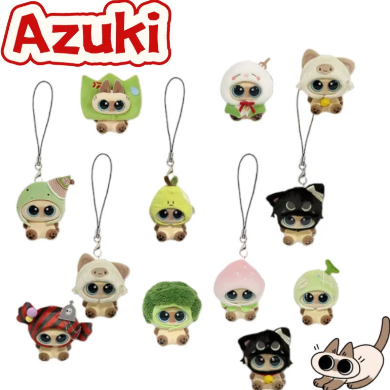 Cadena para teléfono Azuki con diseño de personaje de anime de alta calidad, funda creativa para teléfono y colgante para mochila para hombres y mujeres
