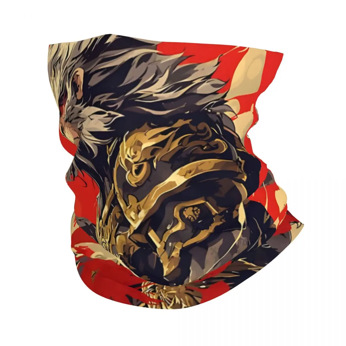 Fun Bandana Neck Cover Printed Motorcycle Club B-Black Myth WU KONG Face Scarf Cycling Face Mask Hiking Unisex Adult Winter