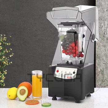Liquidificador comercial elétrico ninja liquidificador frutas alimentos triturador de gelo processador smoothies espremedor fabricante triturador moedor de grãos 110-220v