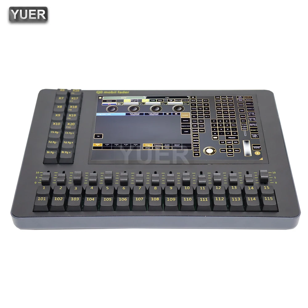 Perfassional Console Q0 Wing Dmx512 Controller Touch Screen Connect With Q0 Wing Dj Disco 4 XLR Interface YUER