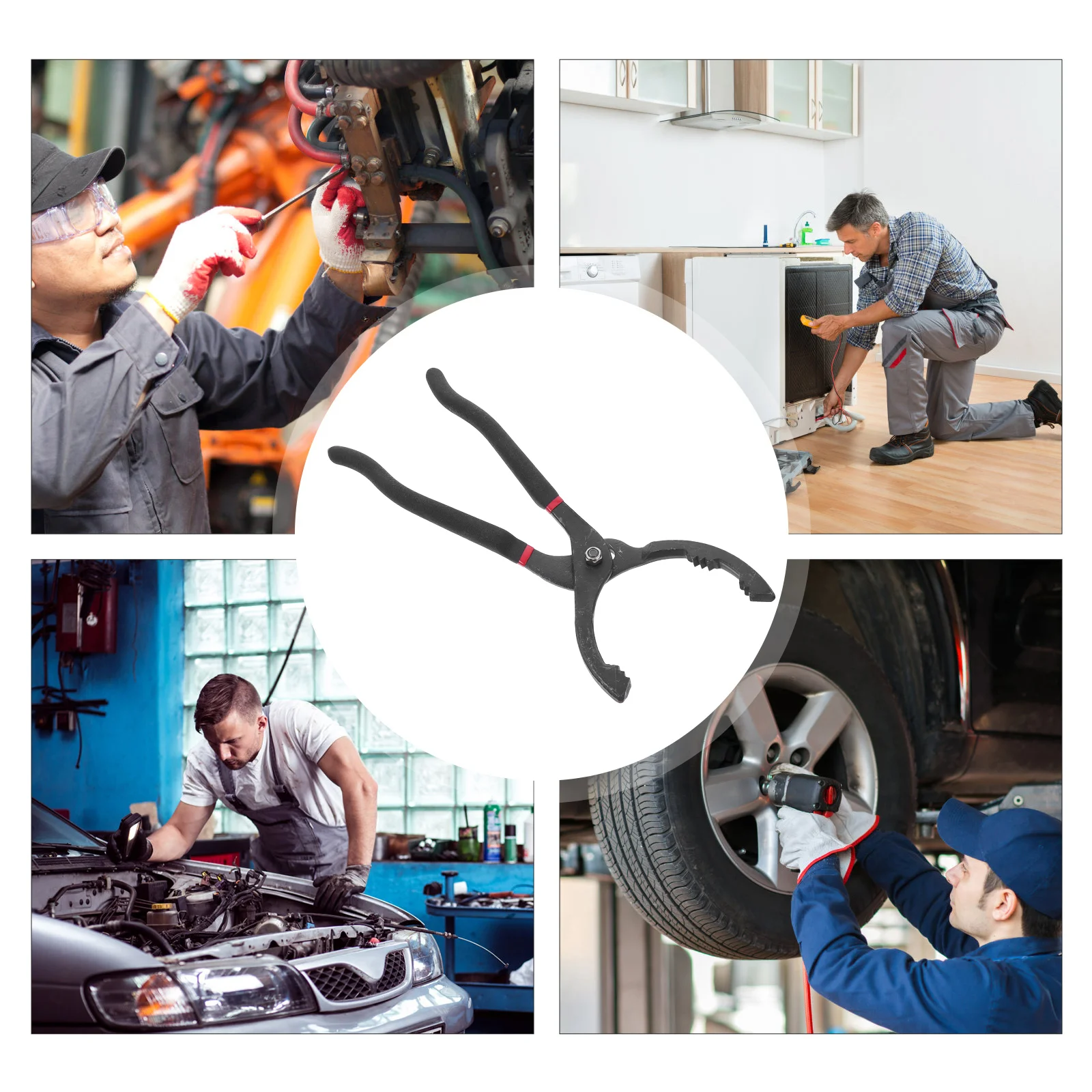 Filter Wrench Fuel Pliers Type Oil Removal Tool Installer Car Supplies Remover Accessories Repair