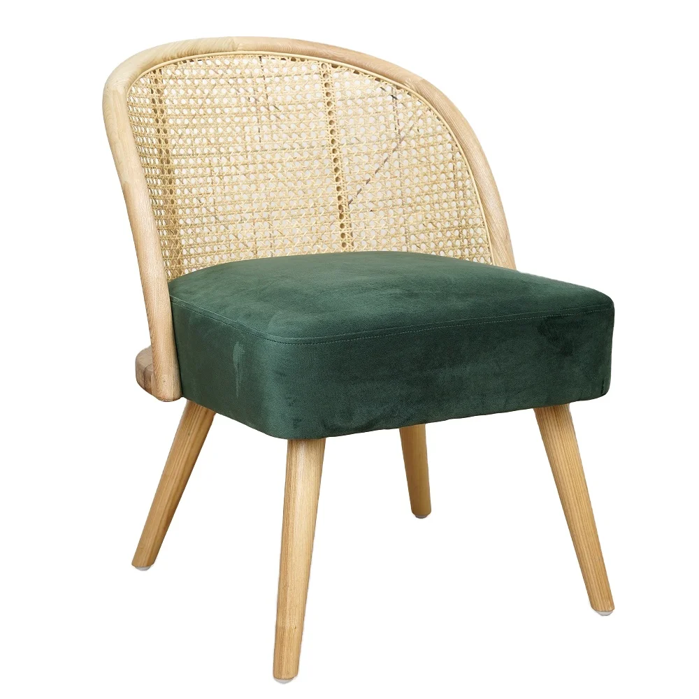 Hot Sale Solid Wood French Rattan Back Dining Luis Chairs for Hotel Event Banquet Furniture