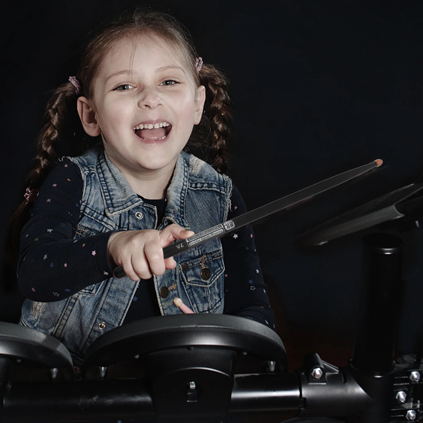 

2Pcs Drumsticks Percussion Instrument Round Percussion Drum Drum Accessories Tool Head Student Rhythm Accessories