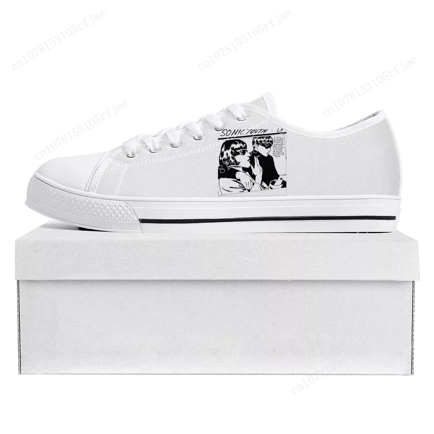 

Sonic Youth Rock Punk Low Top High Quality Sneakers Mens Womens Teenager Canvas Sneaker Prode Casual Couple Shoes Custom Shoe