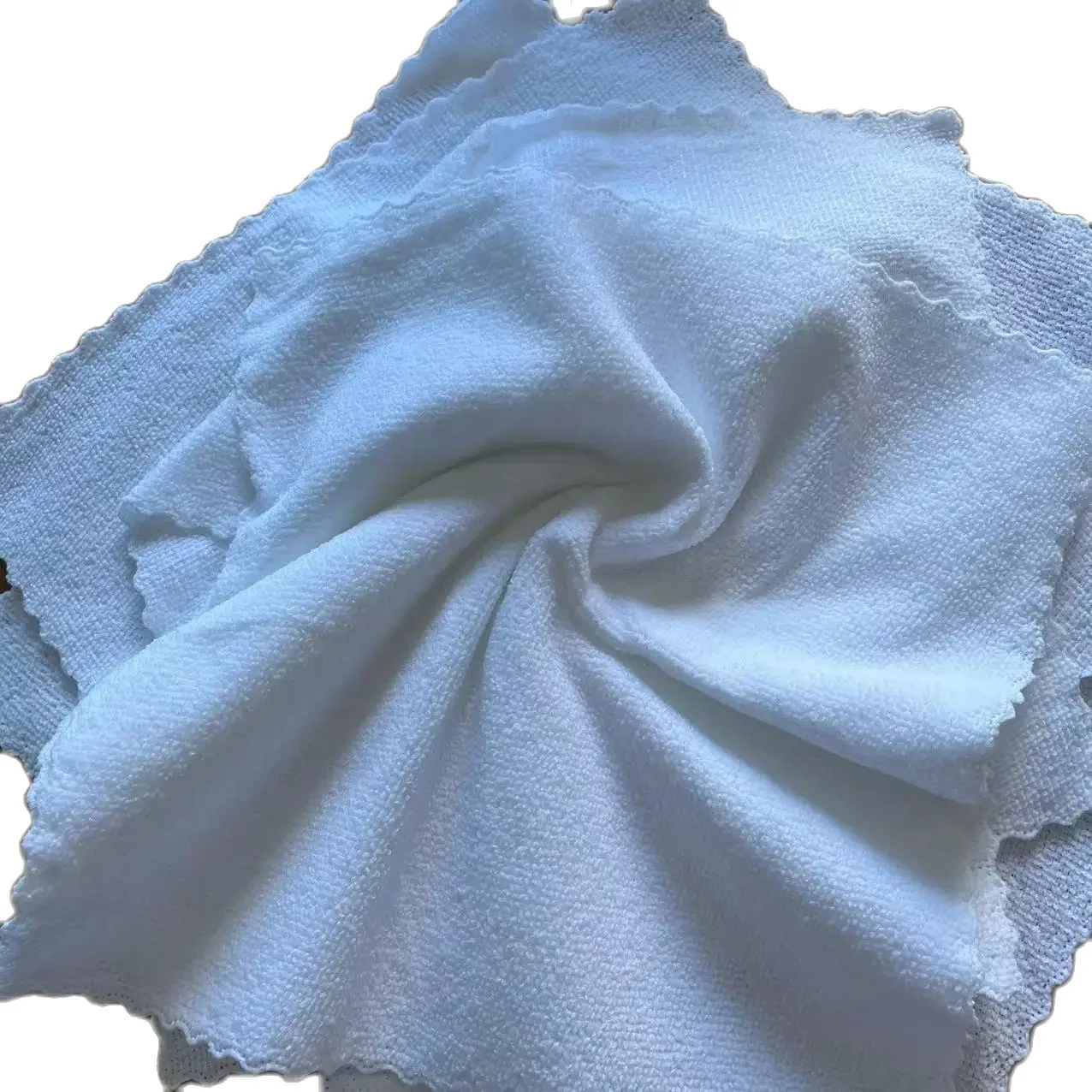 White Small Towel 30*30*5cm Square Towel Soft Cleaning Souring Pad Thicken Absorbing Dishwashing Cloth Microfiber Wiping Hotel