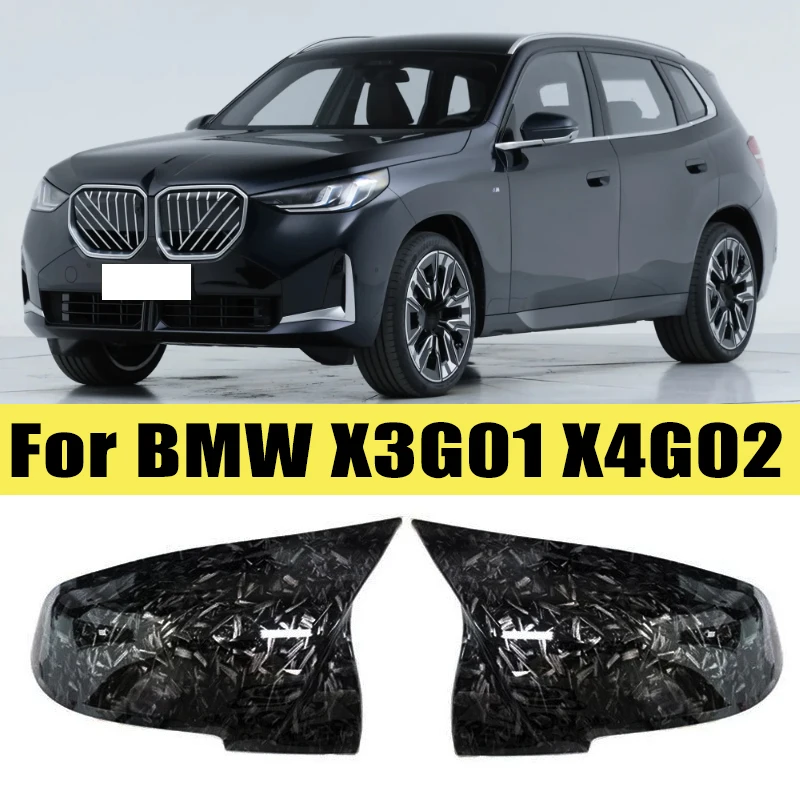 

Suitable for BMW X3G01 X4G02 X5G05 X6G06 Forged Pattern Replacement ABS Horn Style Modified Rearview Mirror