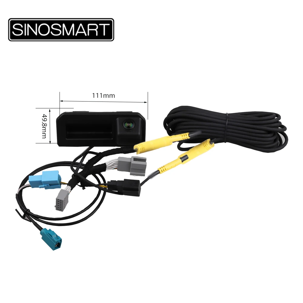 SINOSMART CanBus Reversing Dynamic Trajectory Parking Camera for MIB3 Platform 2021 Super or Audi Q3 A5 A1 2024 Volkswagen T-ROC