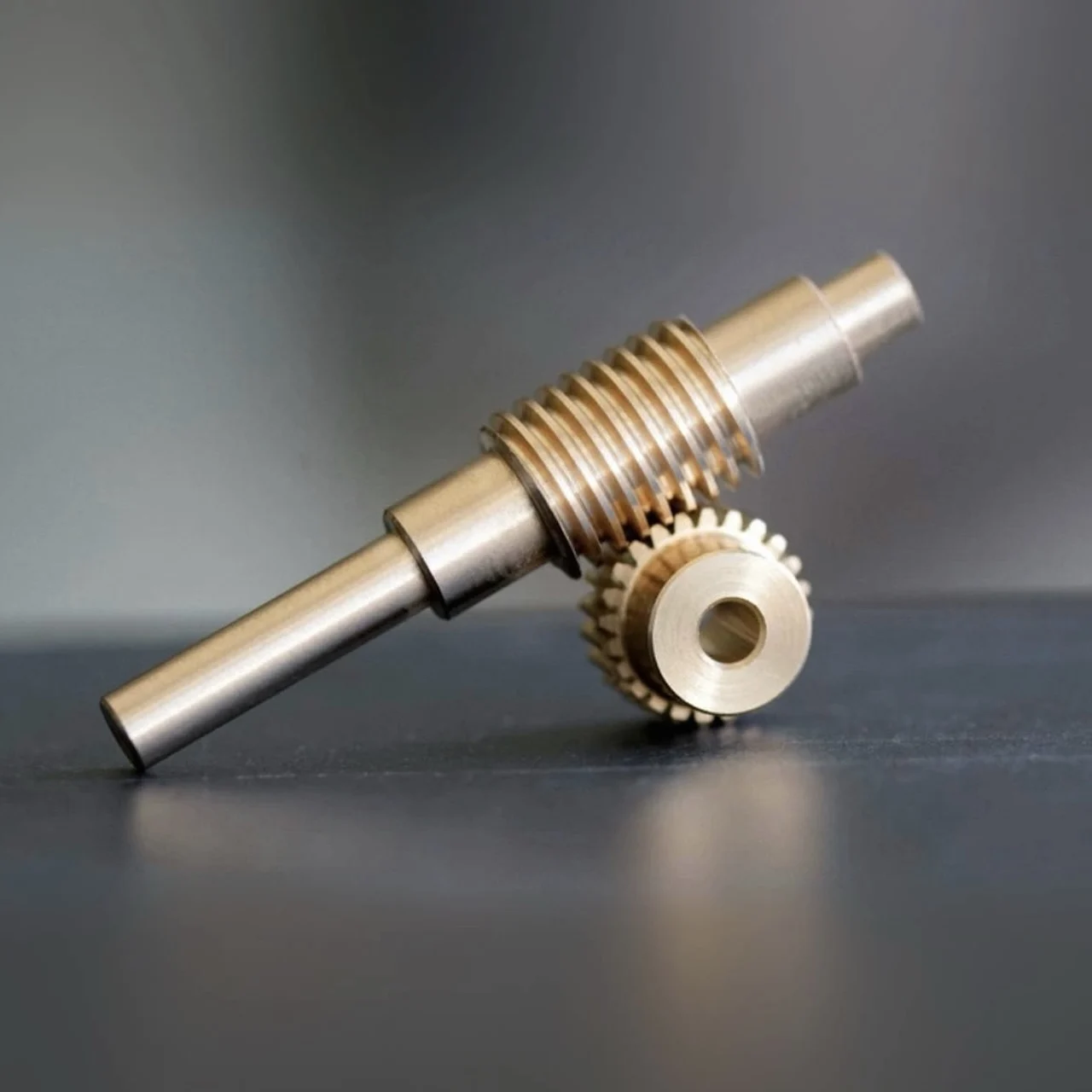 M0.4 Small Turbine Worm Gear Ratio 1:16-100 Model Reducer 2-6MM DIY PTZ Instrument Mechanical Engineering Component