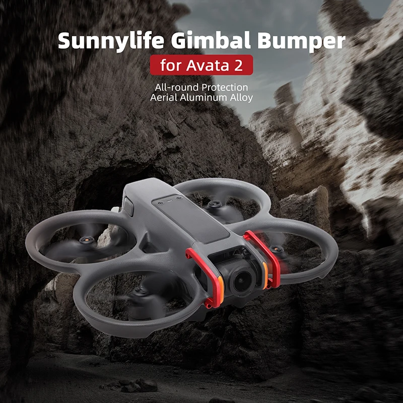 Aluminum Alloy Gimbal Bumper Bar for DJI Avata 2 Anti-Collision Gimbal Lens Protection Guard Avata2 Drone Accessories Only 5g