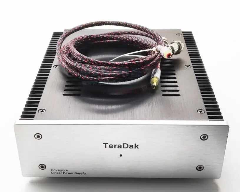 TeraDak Customized version 200W UK 7N Copper Red Transformer 10F Super capacitor regulated linear power supply