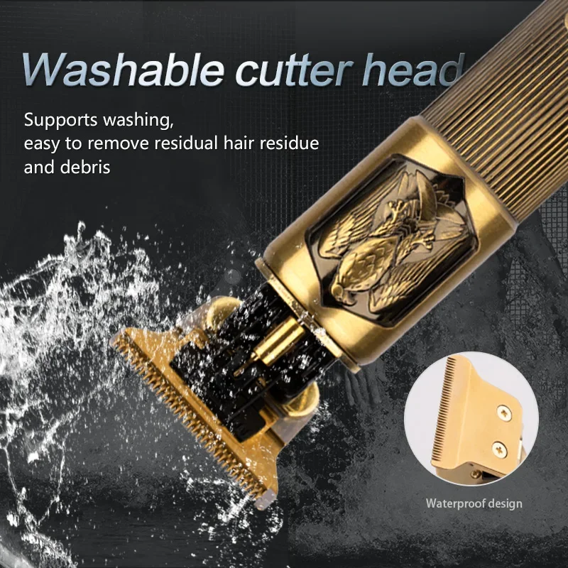 WAIKIL-escultura Retro multifuncional para hombre, arañazos con recortador de carga USB, máquina de reparación con pantalla Digital