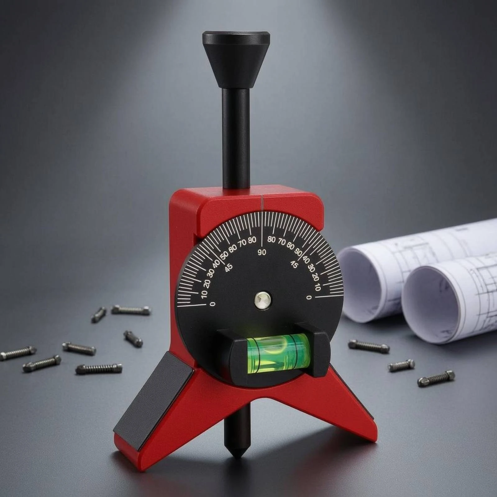 Picture 7: Pipe Center-Finding Locator Angle Scale Pipe Centering Tool Pointed Tips Side Pads