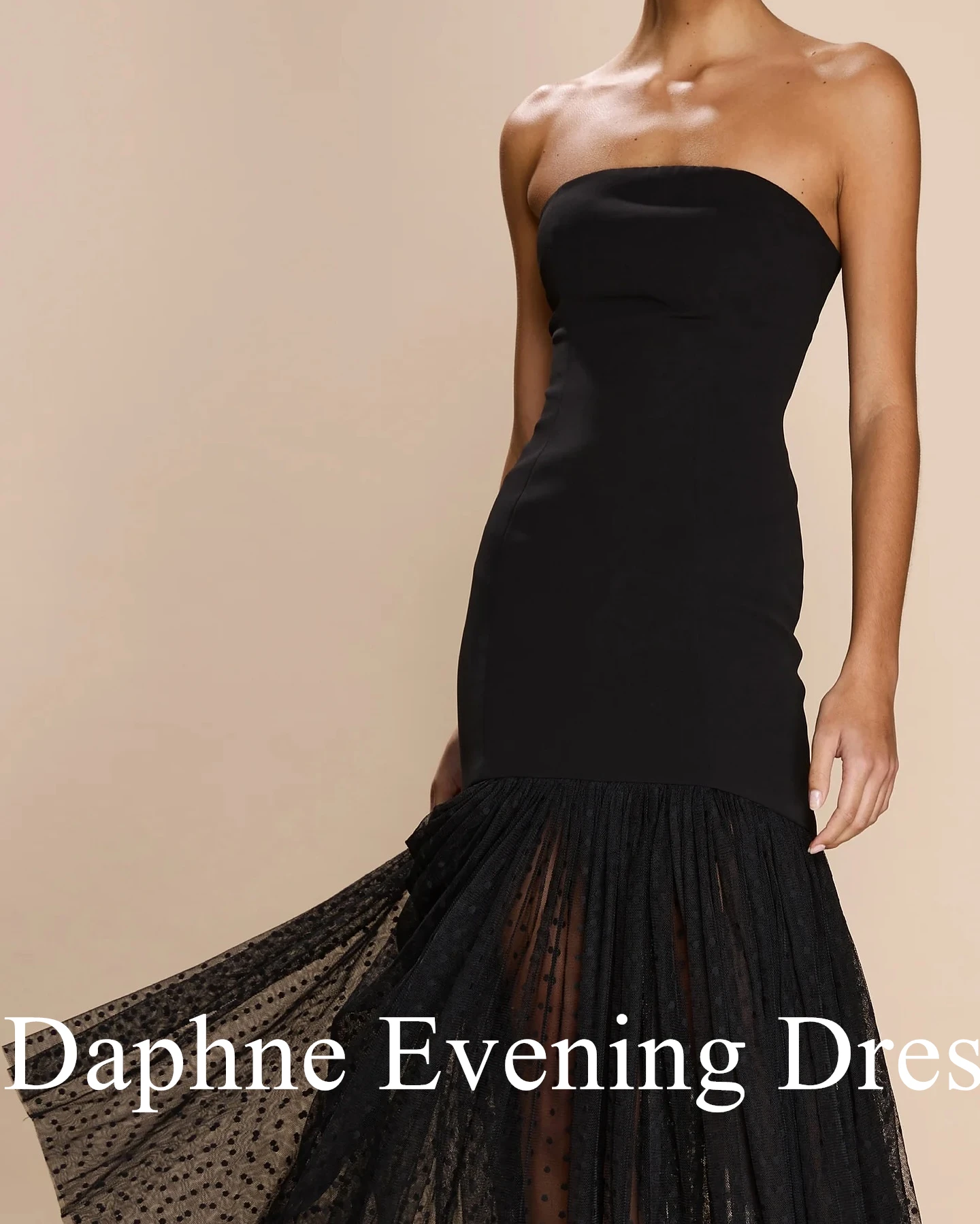 Customized Graceful Strapless Jersey Evening Dress High Quality Pleats Zipper Back Photo Color Sweep Train Vestido De Festa