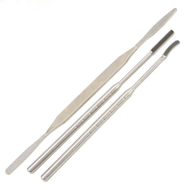 Stainless steel double-headed nasal bone contusion Bone rubbing Thin nose Plastic surgery instruments Peeling