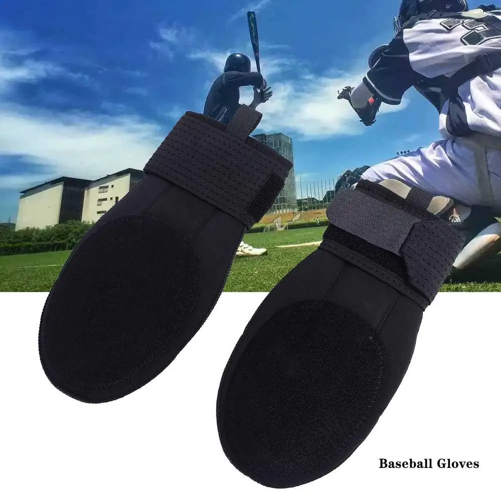 For Training Hand Protection Sliding Gloves Neoprene Black Sliding Mitt Baseball Sliding Mitt Outdoor Sports