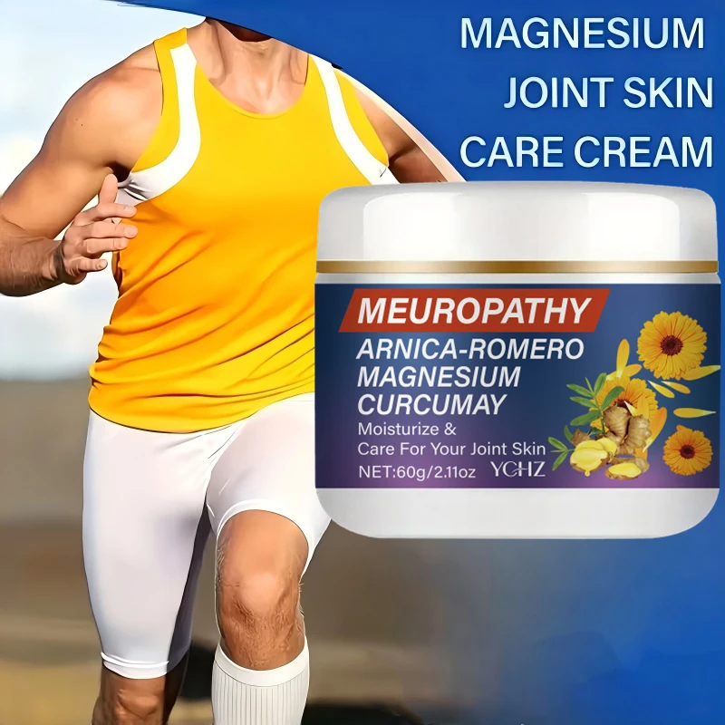 Calendula Turmeric Skin Cream 60g, Contains Collagen, Improves Skin Discomfort and Signs of Tightness, Hydrates and Moisturizes, Suitable for Body, Neck, Knees, Hands, Legs, Waist, Skin Care