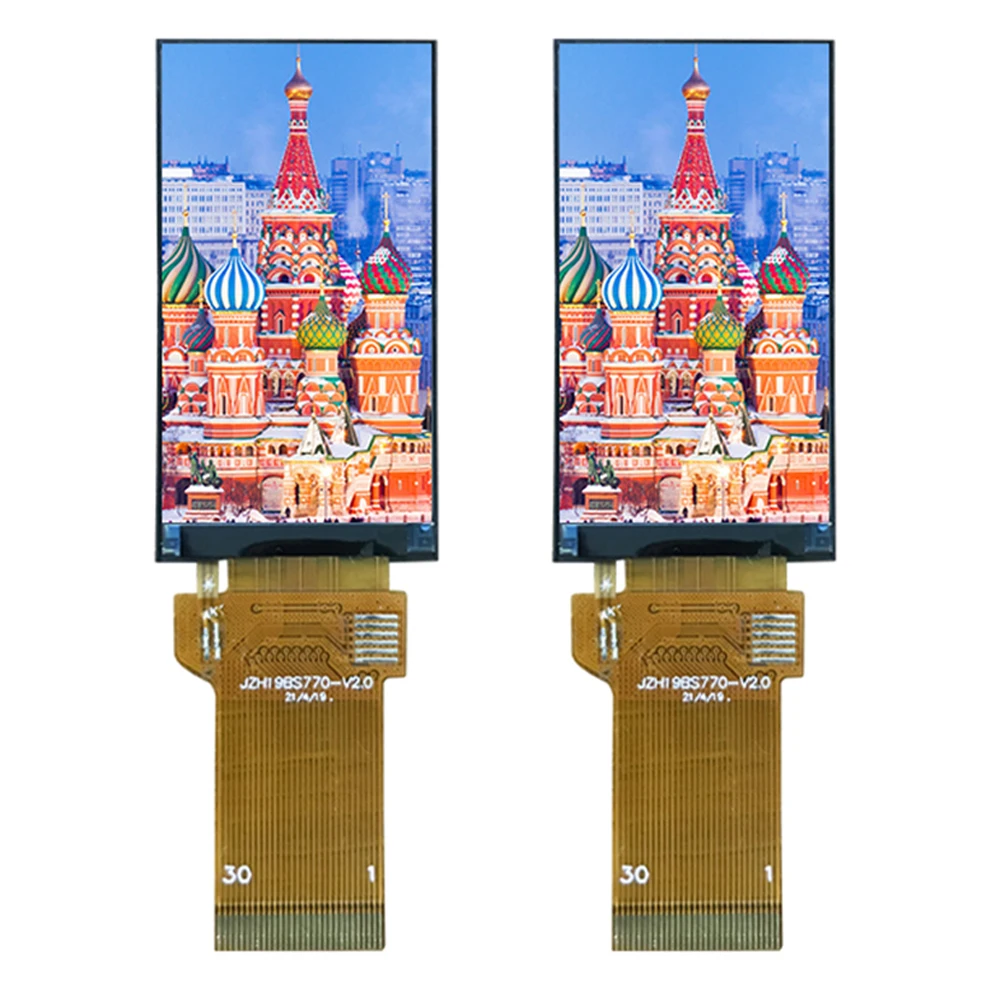 2pcs 1.9 Inch 170x320 Small TFT LCD Display with 8 Bit 4 Wire SPI TFT IPS Screen LCD Display Module