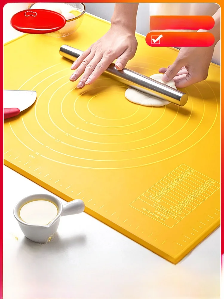 Youdi Yidi Silicone Kneading Mat Panel Household and Panel Cutting Board Plastic Food Grade Thickened Dough Rolling Mat