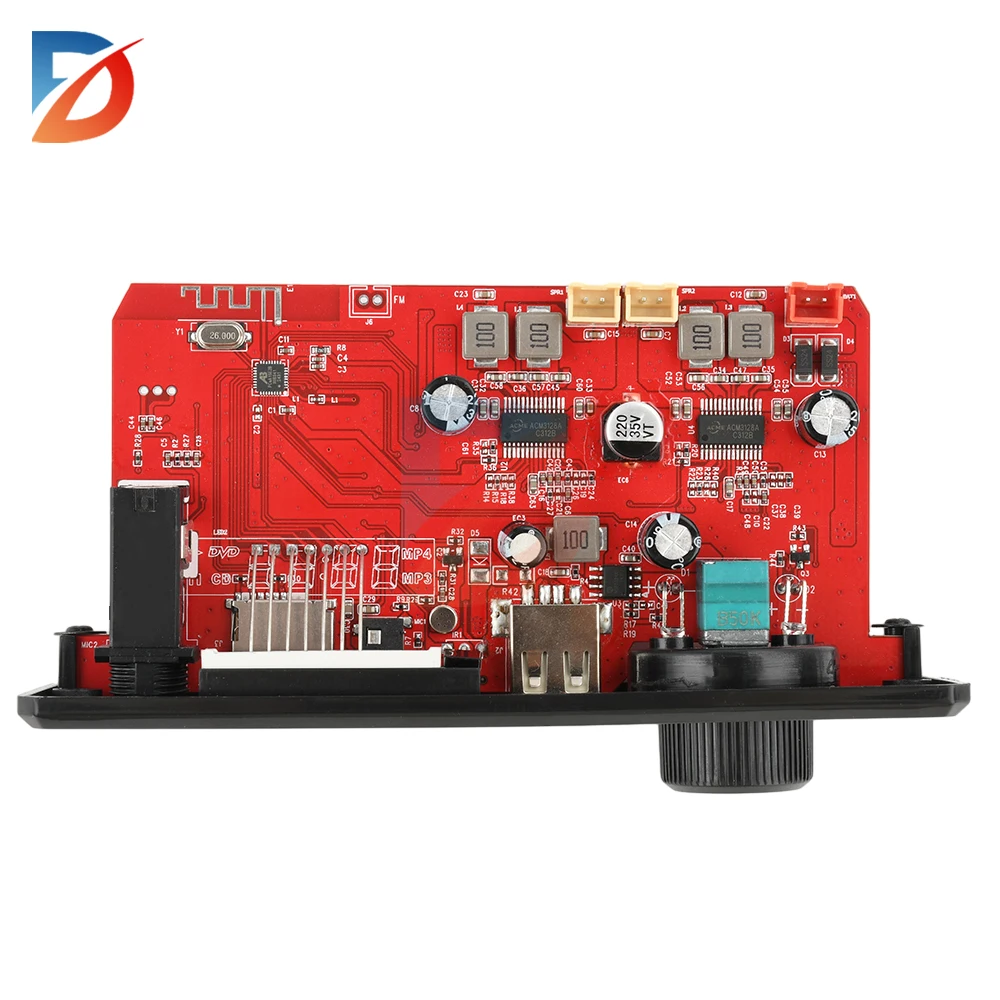 Picture 5: DC 12V Decoder Board Module with LCD Display and Remote Control Car Bluetooth MP3 Amplifier Decoder Board 2*80W FM Audio Decoder