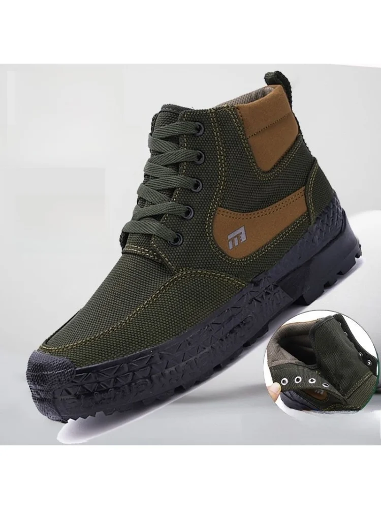 

Strong Step 37 Labor oes High Top Outdoor Work Boots Tee-Proof Construction Site Yellow Glue oes Anti-Odor Liberation...