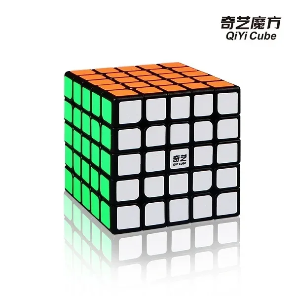 [MeowCube] QiYi QiZheng 5x5 매직 큐브 손으로 조작하는 매직 큐브 5층 스피드 큐브 전문가용 큐보 마기코 퍼즐 장난감 어린이용