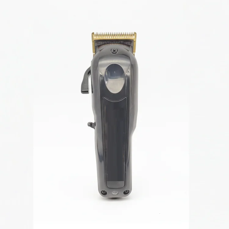 Black 2-Piece Set Electric Hair Clipper Brushless Motor Clip Professional Trimmer