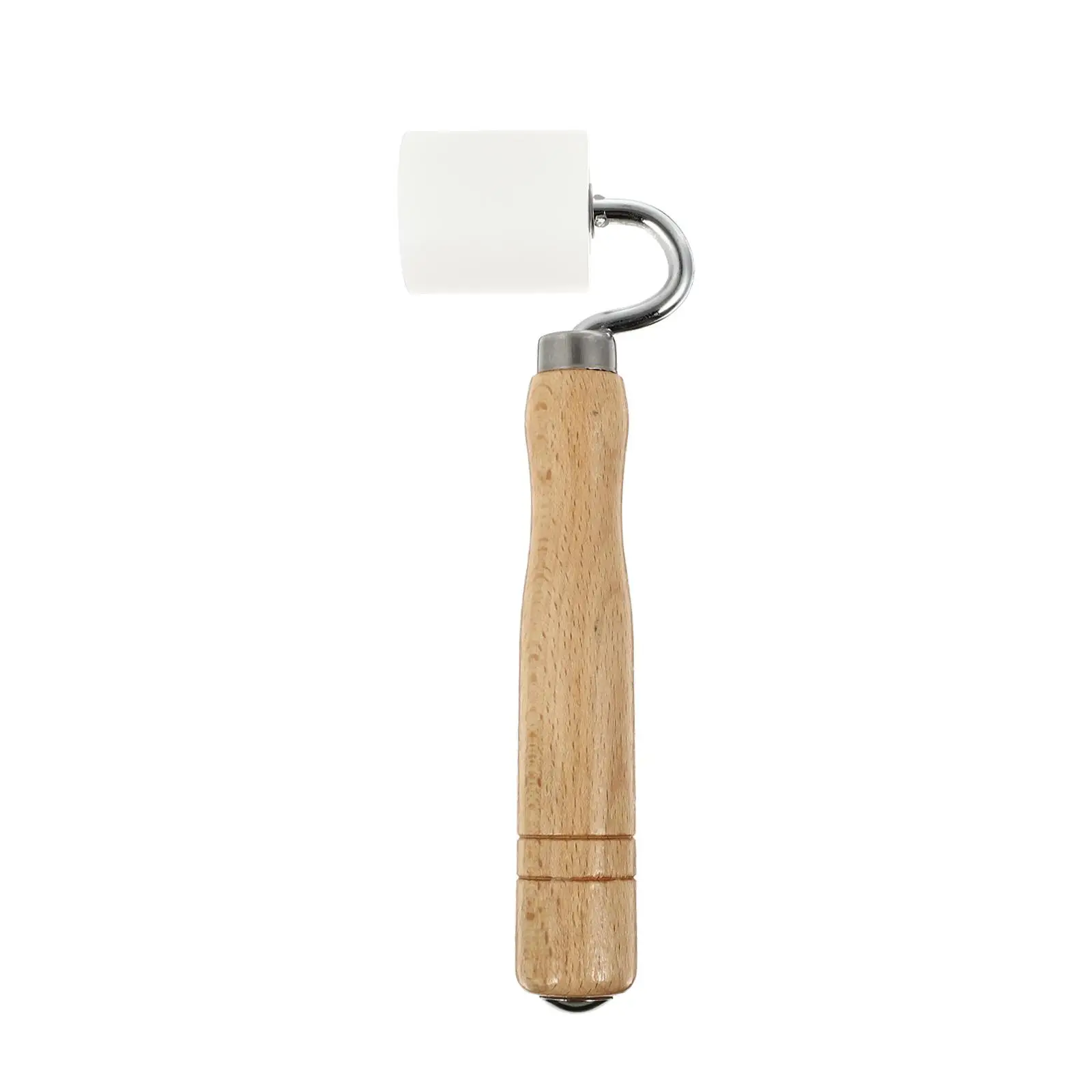 

Wooden Handle Stainless Steel Plastic Wallpaper Roller Wheel Construction Tool Quilting Pressure Roller Sturdy Efficient Durable