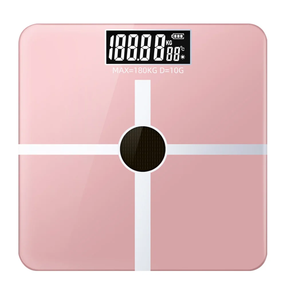 

1pc Solar Charging Digital Weight Precise Digital Precise Home Fitness Management Scale Fitness Electronic Weighing Scale