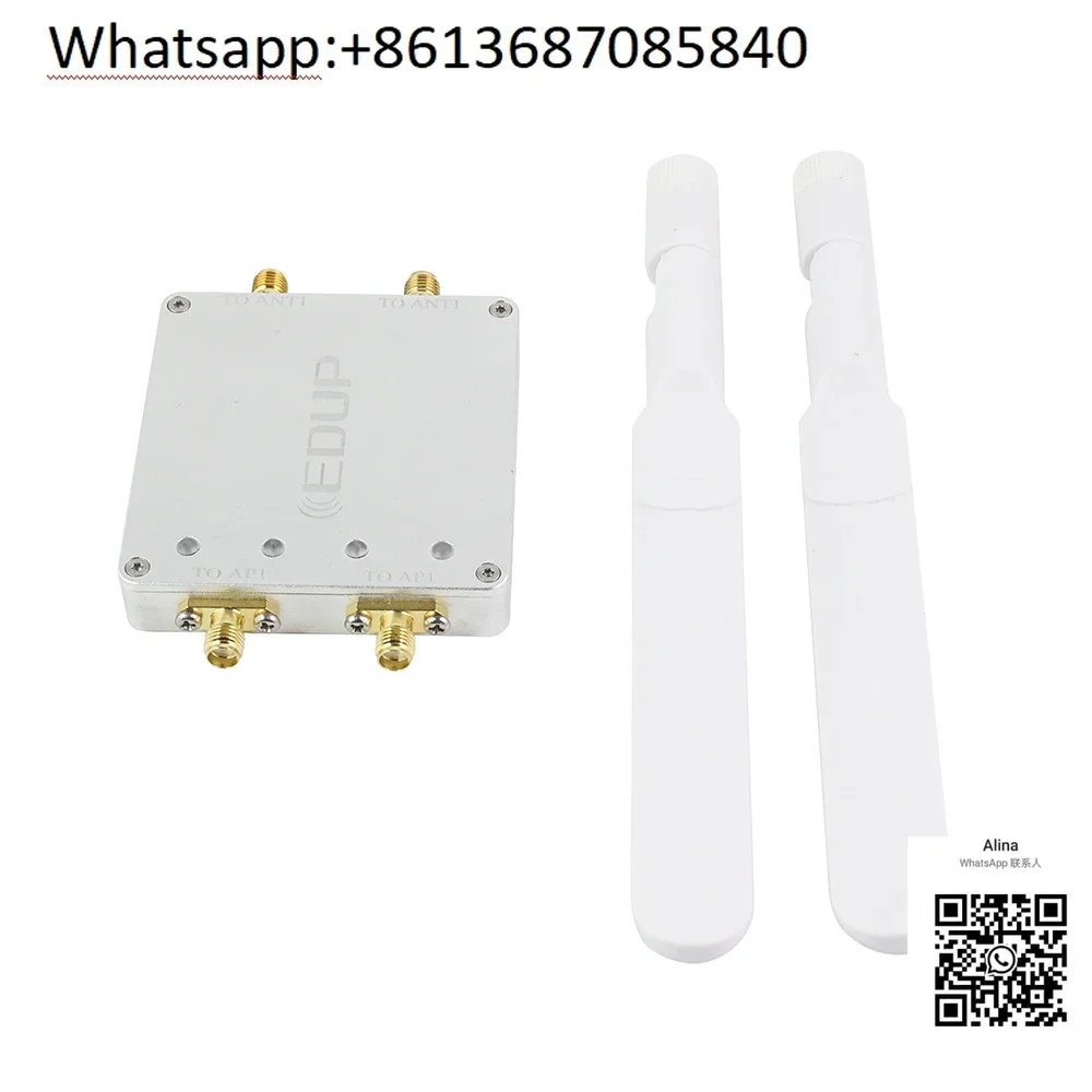 EDUP 5.8/2.4Ghz Dual Band Signal Amplifier For UAV Dual Antenna Wireless Repeater WiFi Signal Booster