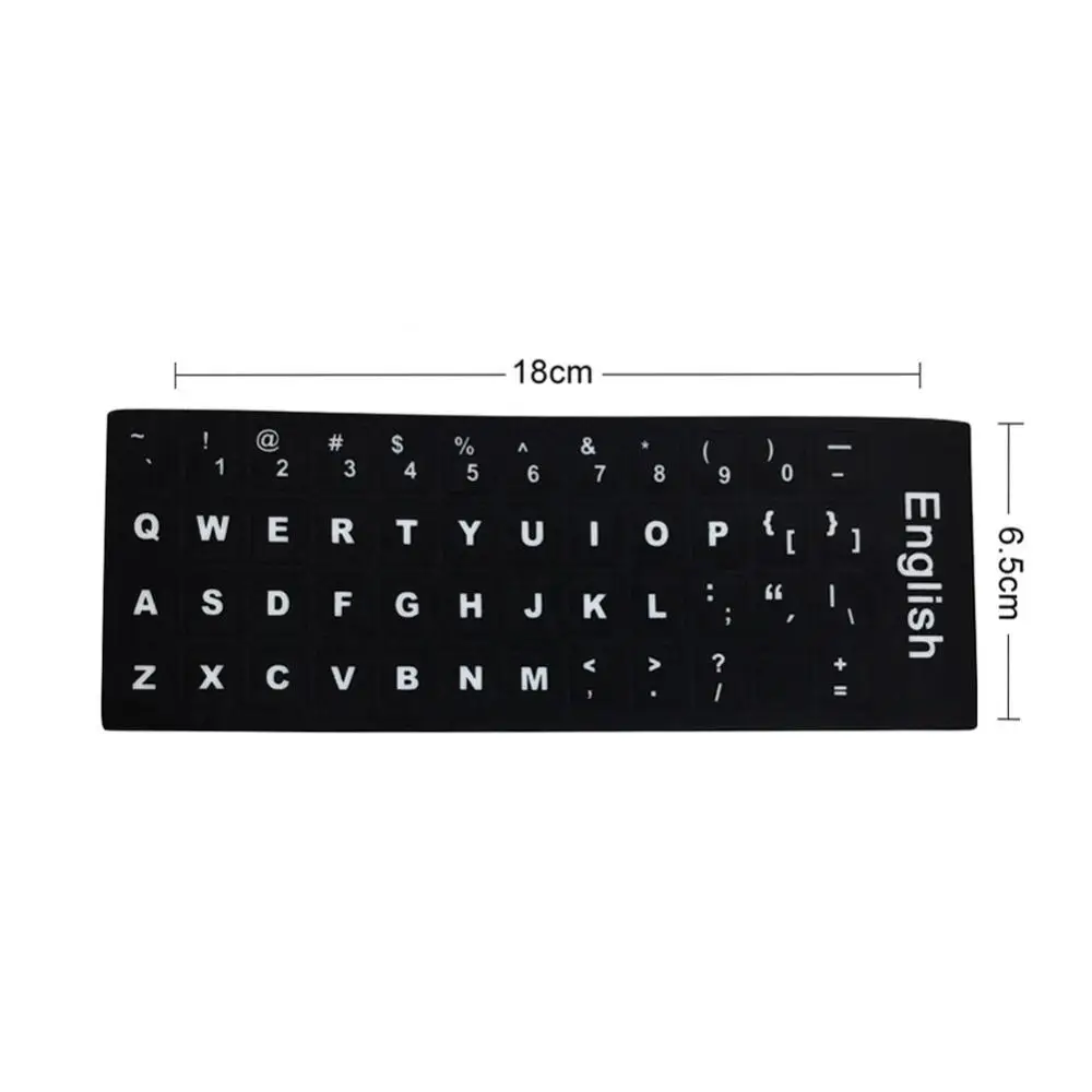 English Russian Japanese Thai Letters Laptop Computer Keyboard Layout Stickers PC Accessories Keyboard cover Stickers Cover Film